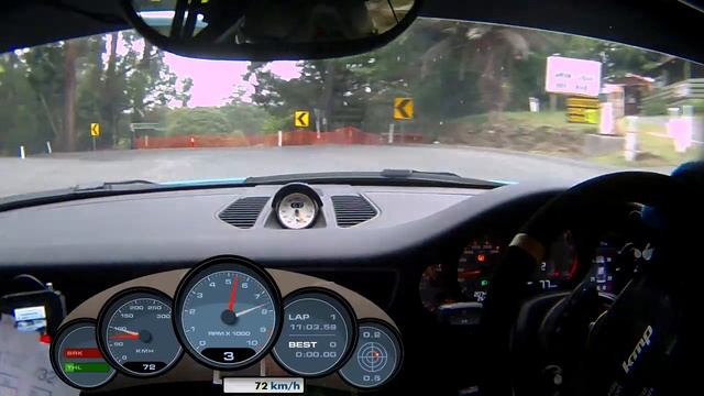 Mt Baw Baw Sprint 2023 GT3RS Dowie Allen Last Stage into Fog смотреть онлайн