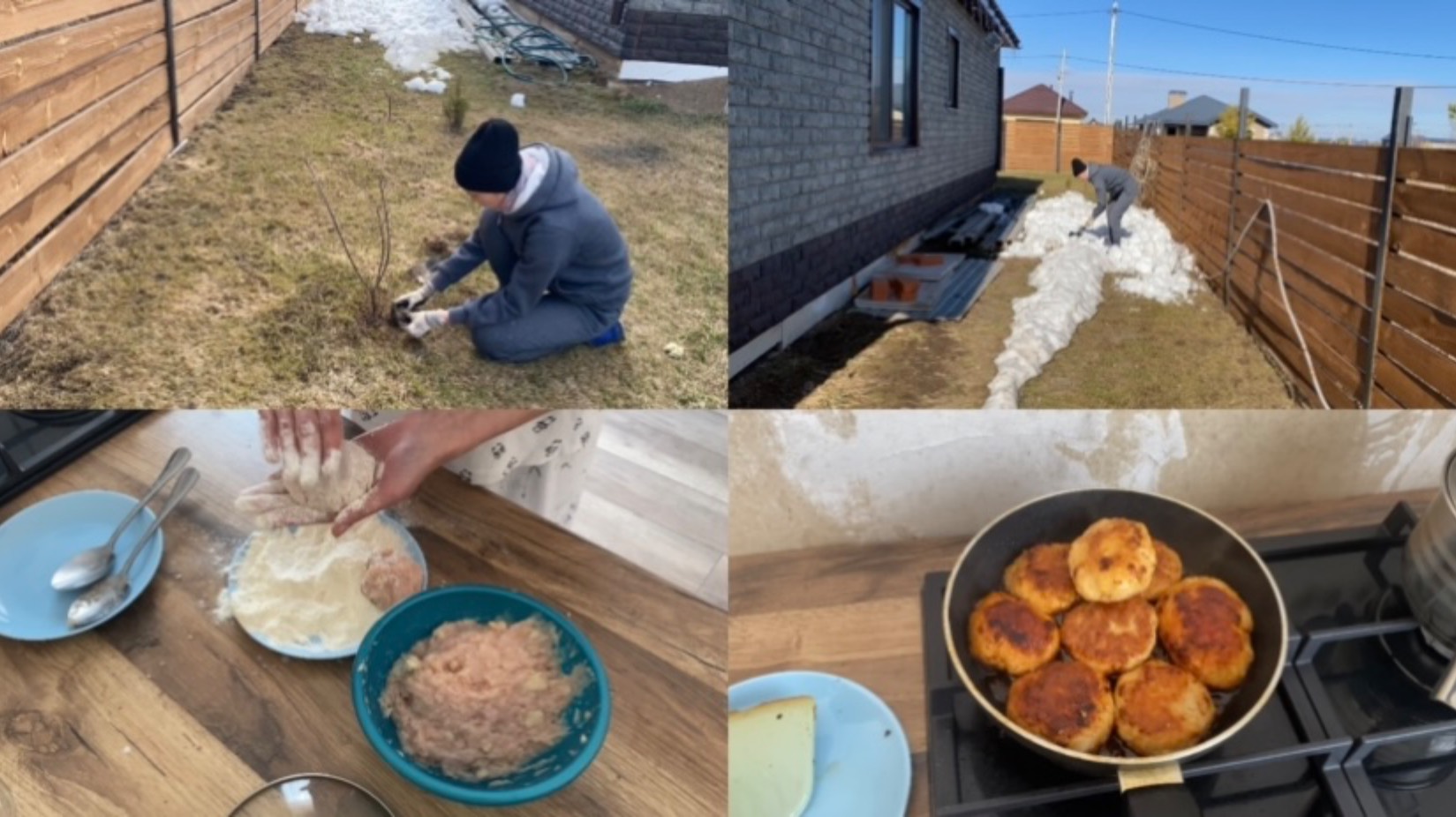 РАБОТА НА УЧАСТКЕ// ПРИВОДИМ В ПОРЯДОК СМОРОДИНУ И ЦВЕТЫ// НА УЖИН ГРЕЧКА С КОТЛЕТАМИ🔥 смотреть онлайн