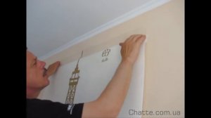 Инструкция по приклеиванию наклеек на стену Chatte