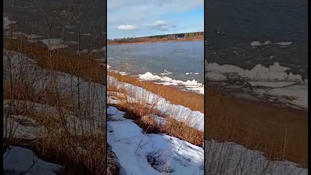 ЛЕДОХОД НА РЕКЕ ВЯТКА