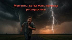 Моменты, когда мать-природа рассердилась