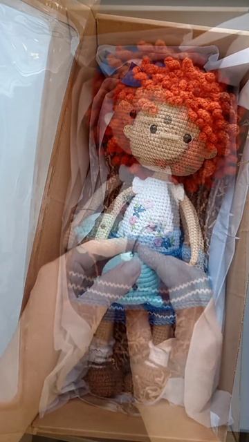 Упаковка #вязанаякукла #кукла #куклакрючком #крючком #shortvideo #shorts #knit #вязаниекрючком