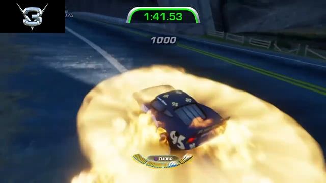 Stunt Showcase Cup with Fabulous Lightning McQueen смотреть онлайн