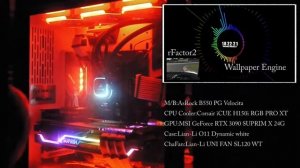AsRock PolyChrome RGB Sync music mode with race sim