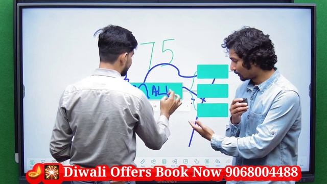 Diwali 🪔 Offers Digital Smart Board Panel 65,75,86 Book Now смотреть онлайн
