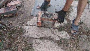 КАК разбить кирпич