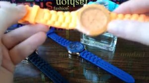 Часы женева geneva watch кварцевые батарейка силиконовые модные