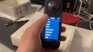 Распаковка insta 360 x4