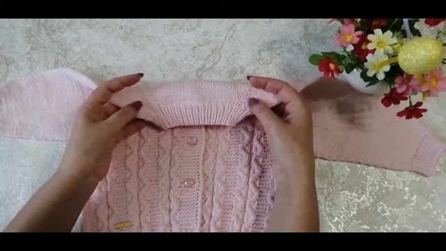 Кофточка для девочки спицами!