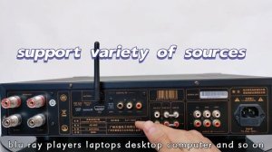 Tonewinner AD-66D Hi-Fi integrated amplifier with HDMI-ARC can connect with TV and variety of sourc
