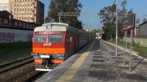 Электропоезд ЭД2Т-0035 платформа Станколит