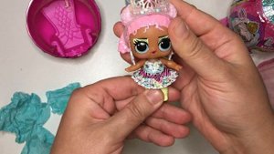 3 Шарики ЛОЛ Сюрприз Королевы маленькие куклы LOL Surprise Queens