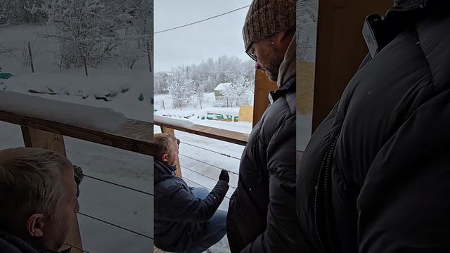 Тросовое ограждение для террасы - стильное решение для панорамного вида! #сипдома #загородныйдом