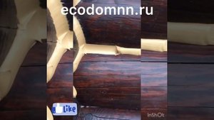 Затирка межвенцовых швов деревянного дома