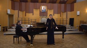 Г.Свиридов, «Осенью» 
Исп. Анастасия Кулакова 
Партия фортепиано — Андрей Неганов