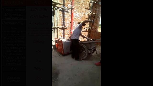 Мини бетононасос для малоэтажного строительства HBT-5 смотреть онлайн