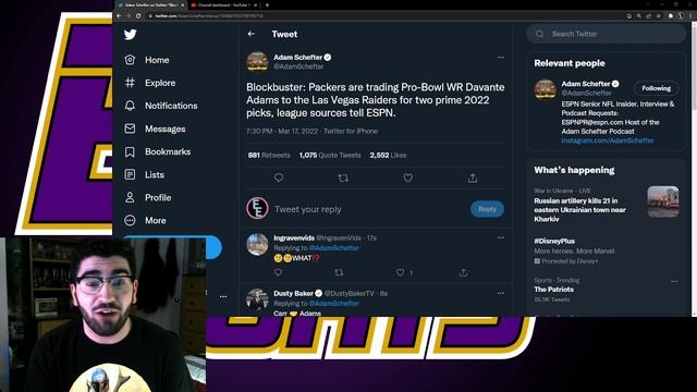Las Vegas Raiders TRADE for Davante Adams! In a BLOCKBUSTER Trade with the Packers! смотреть онлайн