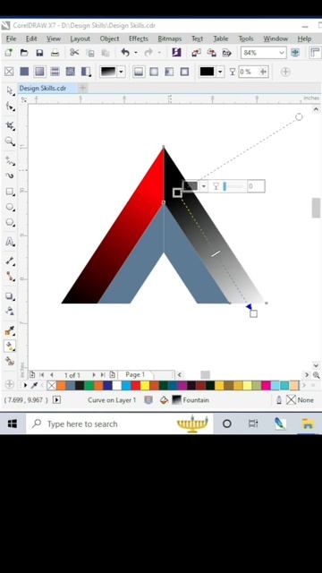A 3D Logo #coreldraw #coreldesign #3ddesigns #shortdesigns