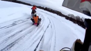 Безбашенный снегокат
