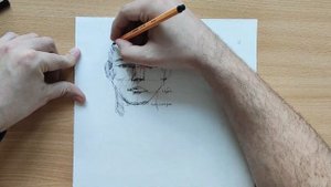 Как НАРИСОВАТЬ ПОРТРЕТ ручкой. Обучающий урок по рисованию
