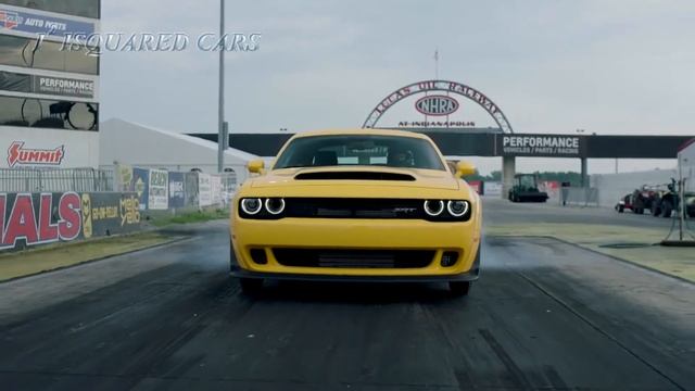 2018 Dodge Challenger SRT Demon 840 Horsepower Exterior Interior Design & Driving Footage HD смотреть онлайн