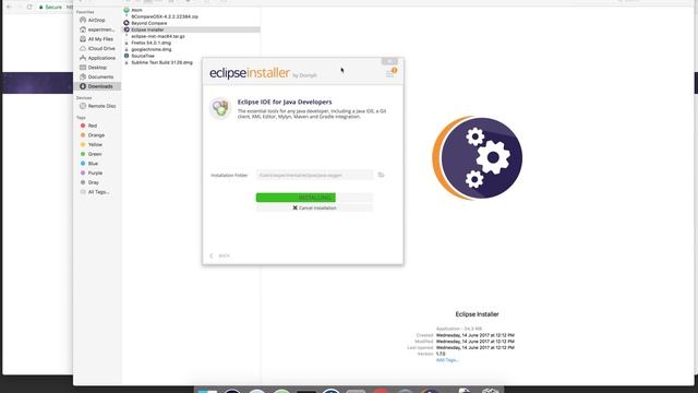 Setting up Eclipse for Java development in MacOS смотреть онлайн