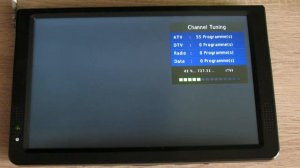 Channels Scan on Leadstar D12 DVB-T2 12.1 Inch Portable Digital TV and Monitor