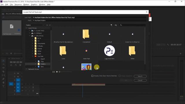 How to Re-link offline media in Premiere Pro | Hindi Tutorial смотреть онлайн