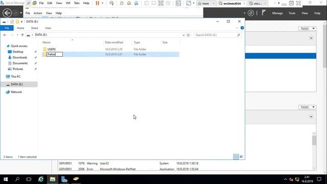Organizational Unit (OU) , groups , User , file mapping in DNS server , windows server 2015 смотреть онлайн