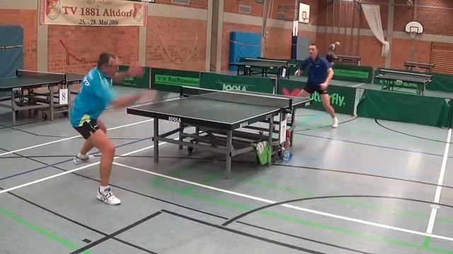 Finale ue 40 Reiss TV 48 Erlangen  vs Weger TSV Ansbach  Tischtennis Senioren Bezirks M 20170107 Mi