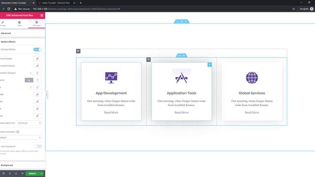 How to Add Parallax Effect in Any Widget - New Look