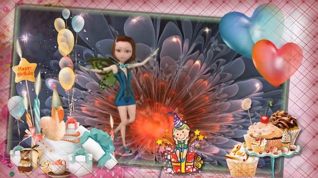 Проект - С днём рождения, для девочки. смотреть онлайн