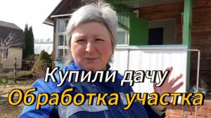 Купили дачу | Обработка участка и деревьев | Первые шаги #5