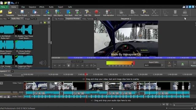 VideoPad Professional By NCH Software   Untitled Vpj    Licensed Software 2021 09 04 15 22 43