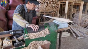 Процесс изготовления бейсбольной биты.
Корейский производитель бейсбольных бит с
40-летним опытом.