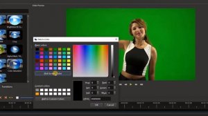 Chroma key in OpenShot Video editor