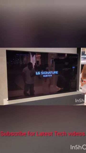 WORLDS FIRST ROLLABLE TV "LG Signature OLED R."   $87,000 (approximately Rs 64 lakh)