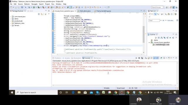 Selenium Tutorial 10:Handle multiple tabs/Windows in Selenium Webdriver