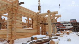 Обзор сруб дома / Норвежская рубка / Kerka