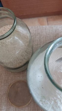Рисовая мука на жерновой мельнице Mockmill MM100