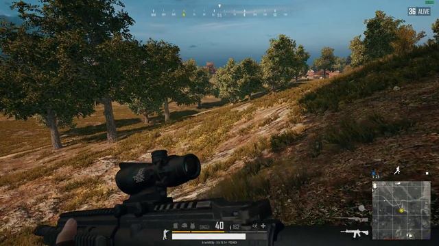 PLAYERUNKNOWN'S BATTLEGROUNDS: Single kill | Снято с помощью GeForce смотреть онлайн