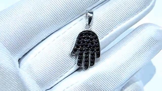 Серебряная подвеска 925 пробы с фианитом, 2200000313225 смотреть онлайн