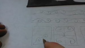 Азы ручной гравировки штихелем.Часть №4 (построение орнамента ,пара слов ).