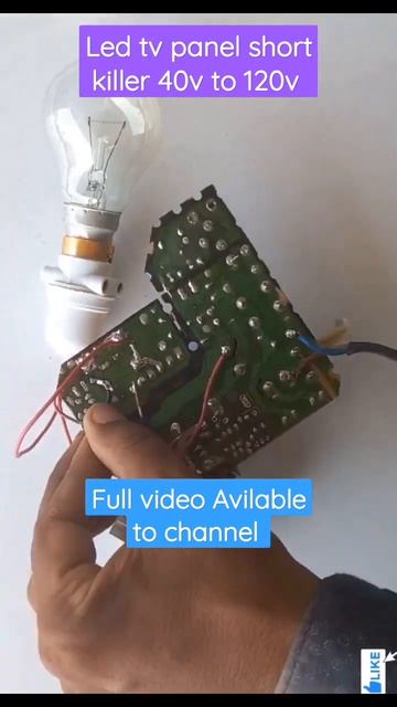 #Led tv #panel #short #ckv killer 40v to 120v  #ledtvrepair