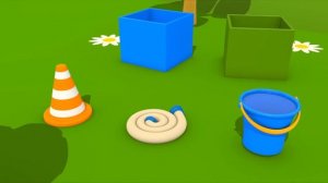 Малыш Грузовичок Лева собирает Машинки (автобус, лесовоз, фреза) - Мультики для детей