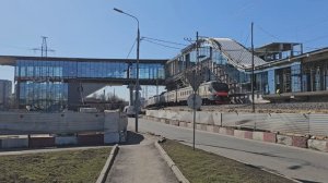 Строительство городского вокзала "Петровско-Разумовская" МЦД-1 (март 2025)