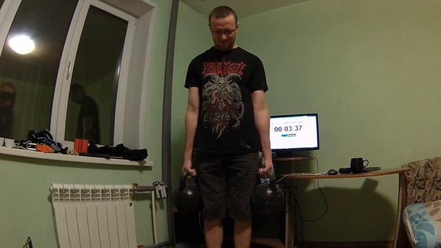 06.02.18 Удержание 2 гирь по 32кг смотреть онлайн