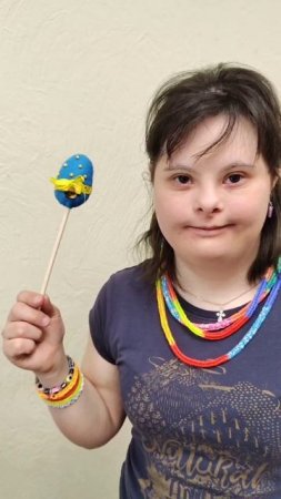 Пасхальные украшения руками мастеров с ментальными особенностями