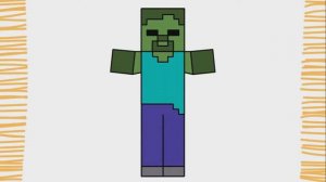 Как нарисовать ЗОМБИ MINECRAFT | Шаг за шагом