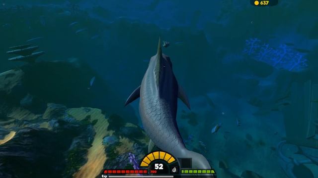Giant Tuna Fish Devours Great White Sharks! - Feed and Grow Fish Gameplay смотреть онлайн
